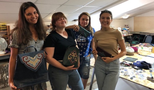 Young ladies of Bulgari company